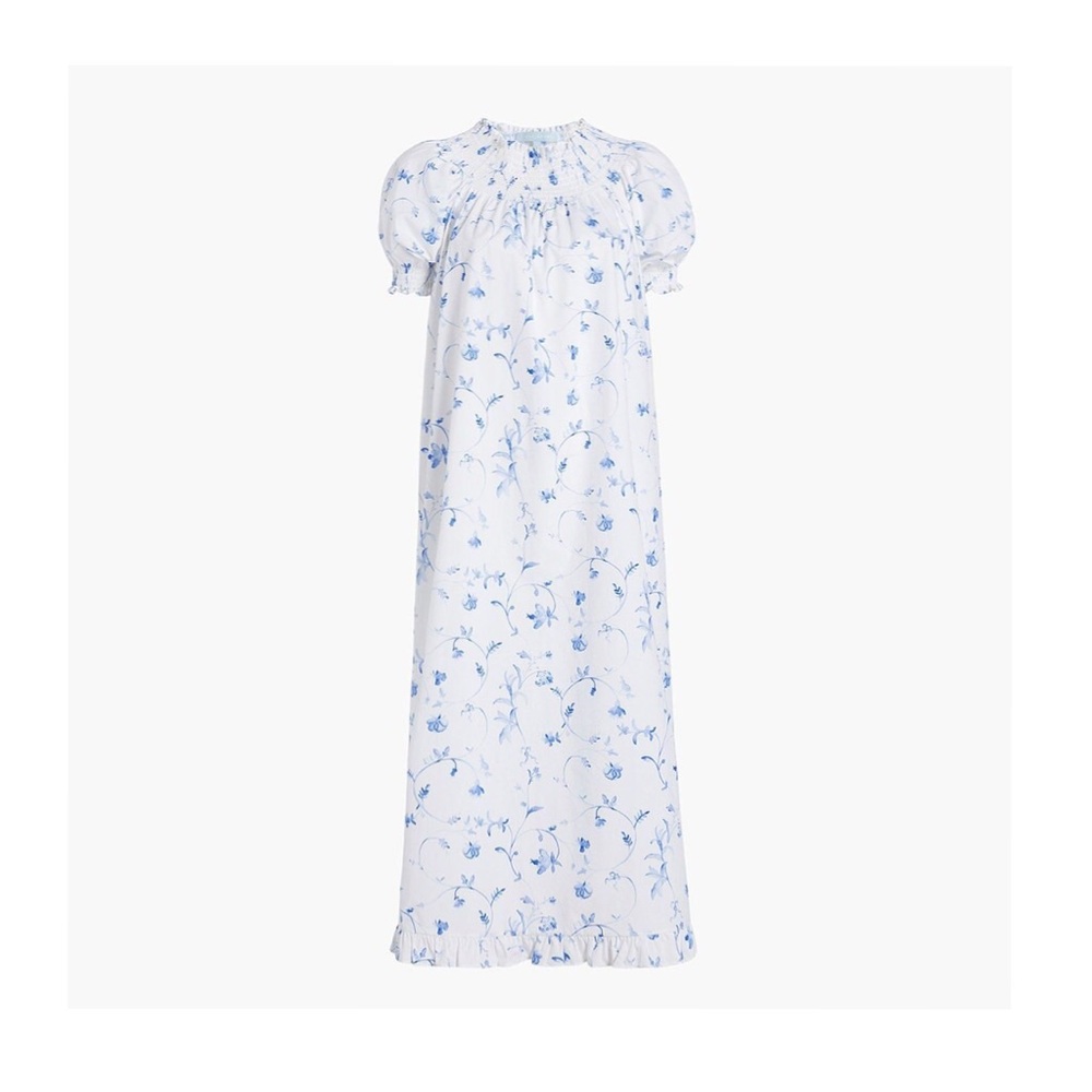 Hill House Home Caroline Nap Dress- Blue Botanical